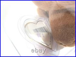 Ty Beanie Baby Rare 2nd 1st Gen Brown Old Face OF Teddy TBB Authenticated MWNMT