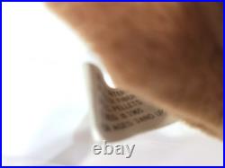 Ty Beanie Baby Rare 2nd 1st Gen Brown Old Face OF Teddy TBB Authenticated MWNMT