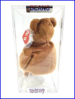 Ty Beanie Baby Rare 2nd 1st Gen Brown Old Face OF Teddy TBB Authenticated MWNMT