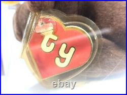 Ty Beanie Baby Rare 2nd 1st Gen Chocolate TBB Authenticated MWMT-MQ