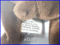 Ty Beanie Baby Rare 2nd 1st Gen Chocolate TBB Authenticated MWMT-MQ