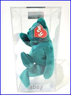 Ty Beanie Baby Rare 2nd 1st Gen OF Old Face Teal Teddy TBB Authenticated MWNMT