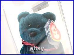 Ty Beanie Baby Rare 3rd 1st Gen NF New Face Jade Teddy TBB Authenticated MWCT