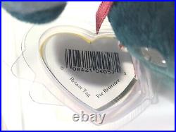 Ty Beanie Baby Rare 3rd 1st Gen NF New Face Jade Teddy TBB Authenticated MWCT