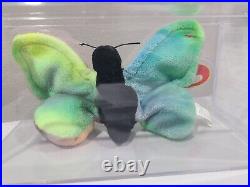 Ty Beanie Baby Rare 3rd 1st Gen Tag Flutter Beautiful Colors TBB Authenticated