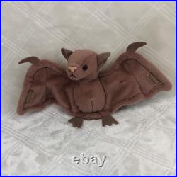 Ty Beanie Baby- Rare Batty 1996, Retired, PVC Pellets, Mint