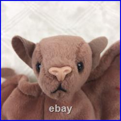 Ty Beanie Baby- Rare Batty 1996, Retired, PVC Pellets, Mint