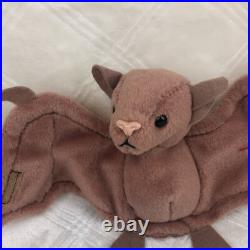 Ty Beanie Baby- Rare Batty 1996, Retired, PVC Pellets, Mint