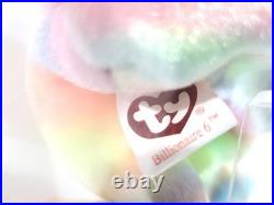 Ty Beanie Baby Rare Billionaire #6 Bear Signed PBBags Authenticated MWMT-MQ
