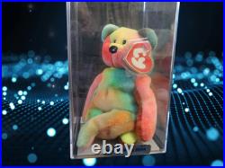 Ty Beanie Baby Rare Garcia Bear 3rd/2nd Gen Authenticated Mwmt Mq