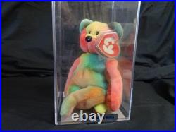Ty Beanie Baby Rare Garcia Bear 3rd/2nd Gen Authenticated Mwmt Mq
