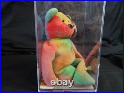 Ty Beanie Baby Rare Garcia Bear 3rd/2nd Gen Authenticated Mwmt Mq