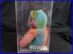 Ty Beanie Baby Rare Garcia Bear 3rd/2nd Gen Authenticated Mwmt Mq