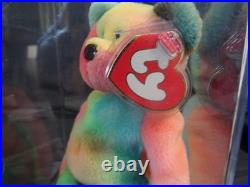 Ty Beanie Baby Rare Garcia Bear 3rd/2nd Gen Authenticated Mwmt Mq