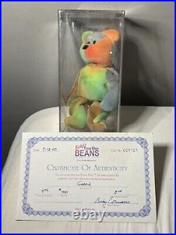 Ty Beanie Baby Rare Garcia Beautiful colors Authenticated