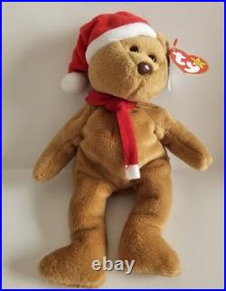 Ty Beanie Baby Rare/Retired MWMT 1st 1997 Teddy Christmas/ Major Tag Errors Ty Beanie Baby Rare/Retired MWMT 1st 1997 Teddy Christmas/ Major Tag Errors