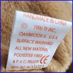 Ty Beanie Baby Rare/Retired MWMT 1st 1997 Teddy Christmas/ Major Tag Errors