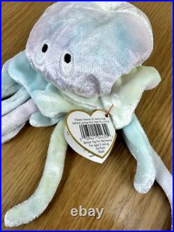 Ty Beanie Baby Rare Retired Rainbow ombre Goochy Tag Errors Collector Item