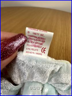 Ty Beanie Baby Rare Retired Rainbow ombre Goochy Tag Errors Collector Item