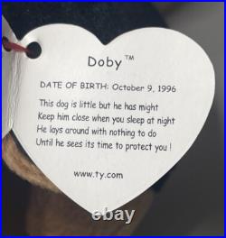 Ty Beanie Baby Rare Toby 1996 With Tag Errors