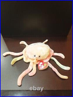 Ty Beanie Baby Retired 1998 Goochy (Jellyfish) RARE with ERRORS