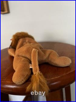 Ty Beanie Baby Roary (1996) Very Rare! Tag Errors