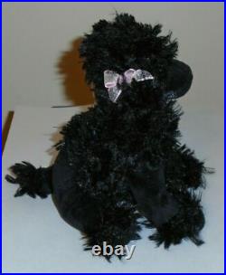 Ty Beanie Baby SHAMPOODLE the Black Poodle Dog MWMT ULTRA RARE & VHTF