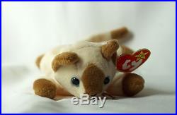 Ty Beanie Baby SNIP 1996 Cat with Tag ERRORS Plush Toy RARE NEW RETIRED