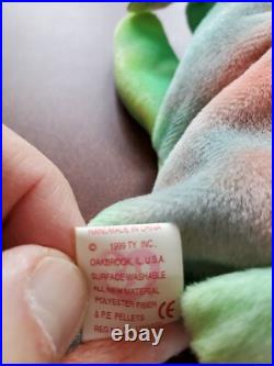 Ty Beanie Baby Sammy Bear. Mint! Beautiful colors! RARE with ERRORS. UNIQUE! LOOK