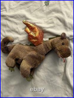 Ty Beanie Baby Scorch The Dragon Vintage 1998 With RARE Errors Ty Beanie Baby Scorch The Dragon Vintage 1998 With RARE Errors