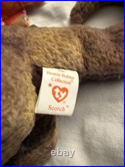 Ty Beanie Baby Scorch The Dragon Vintage 1998 With RARE Errors Ty Beanie Baby Scorch The Dragon Vintage 1998 With RARE Errors