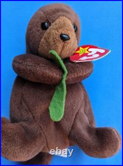 Ty Beanie Baby Seaweed 1996 1995 Error Rare Ty Beanie Baby Seaweed 1996 1995 Error Rare
