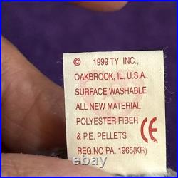 Ty Beanie Baby Slippery the Seal! Rare With Errors