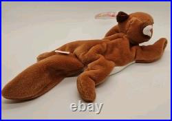 Ty Beanie Baby Sly The Fox. RARE. Tag ERRORS September 12, 1996