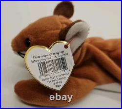 Ty Beanie Baby Sly The Fox. RARE. Tag ERRORS September 12, 1996