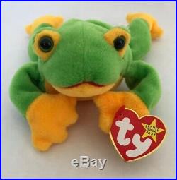 Ty Beanie Baby Smoochy The Frog #4039 RetiredRARE