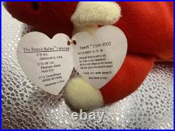 Ty Beanie Baby Snort the Bull 1995 With 4002 Tag Error (RARE)