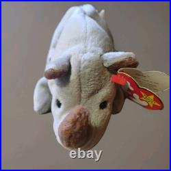 Ty Beanie Baby Spike The Rhinoceros Rare Retired Error with Tag 1996