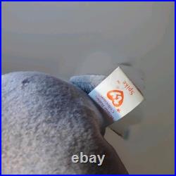 Ty Beanie Baby Spike The Rhinoceros Rare Retired Error with Tag 1996
