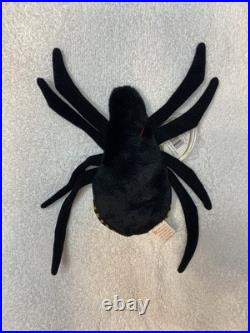 Ty Beanie Baby Spinner The Spider Toy Rare Mint Condition Tag Errors 1996