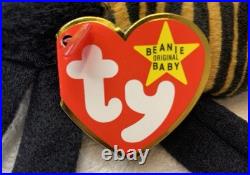 Ty Beanie Baby Spinner The Spider Toy Rare Mint Condition Tag Errors 1996