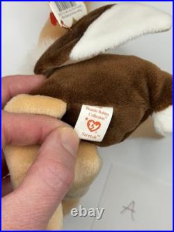 Ty Beanie Baby Stretch The Ostrich 1997 RETIRED with TAG ERRORS & RED SRING RARE