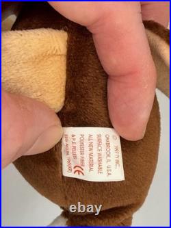 Ty Beanie Baby Stretch The Ostrich 1997 RETIRED with TAG ERRORS & RED SRING RARE