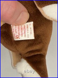 Ty Beanie Baby Stretch The Ostrich 1997 RETIRED with TAG ERRORS & RED SRING RARE