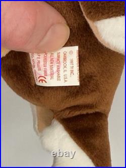 Ty Beanie Baby Stretch The Ostrich 1997 RETIRED with TAG ERRORS & RED SRING RARE