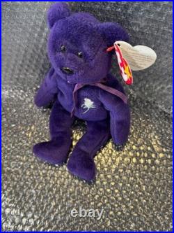 Ty Beanie Baby TEDDY PRINCESS Bear, POYESTER & PVC RARE