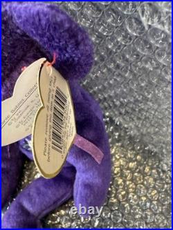 Ty Beanie Baby TEDDY PRINCESS Bear, POYESTER & PVC RARE
