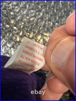 Ty Beanie Baby TEDDY PRINCESS Bear, POYESTER & PVC RARE