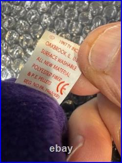 Ty Beanie Baby TEDDY PRINCESS Bear, POYESTER & PVC RARE