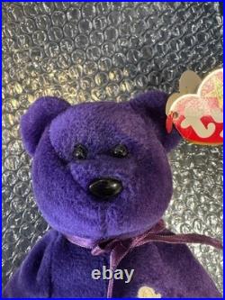 Ty Beanie Baby TEDDY PRINCESS Bear, POYESTER & PVC RARE